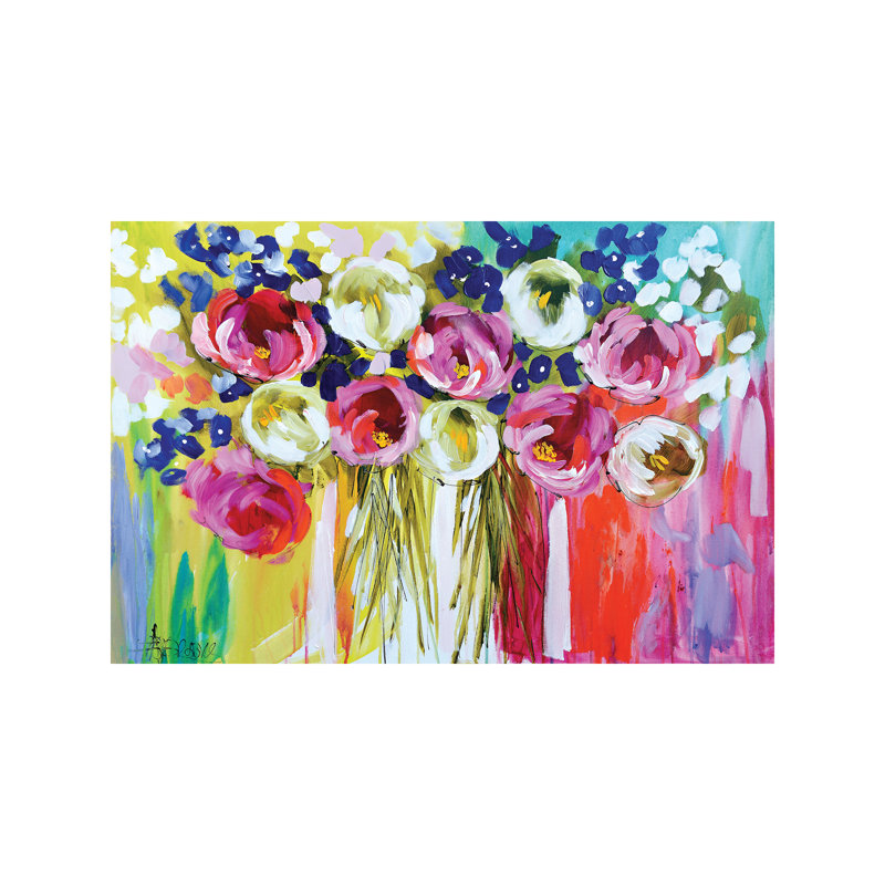 Summer Salsa by Amanda J. Brooks - Wrapped Canvas Painting, 66.04 cm H x 45.72 cm W x 1.91 cm D
