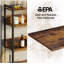 Calirose 23.6" W x 68 "H x 9.4" D Over The Toilet Storage with 4-tier shelf & 4 hooks-762726639