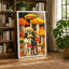 Mushroom Study Botanical 1 Piece Wrapped Canvas Wall Art-136754296-136754297