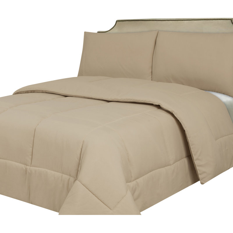 Queen Cream Down Alternative All-Season Comforter