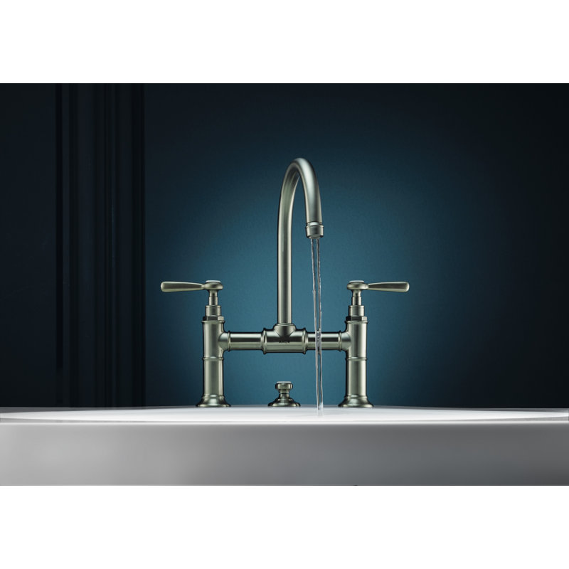 AXOR Montreux Widespread Bathroom Faucet, Chrome
