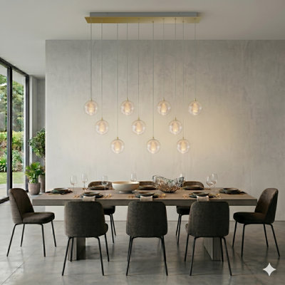 Riverdale 10 - Light Cluster Pendant