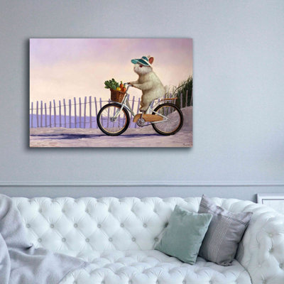 «Beach Bunny» par Lucia Heffernan - peinture sur toile tendue