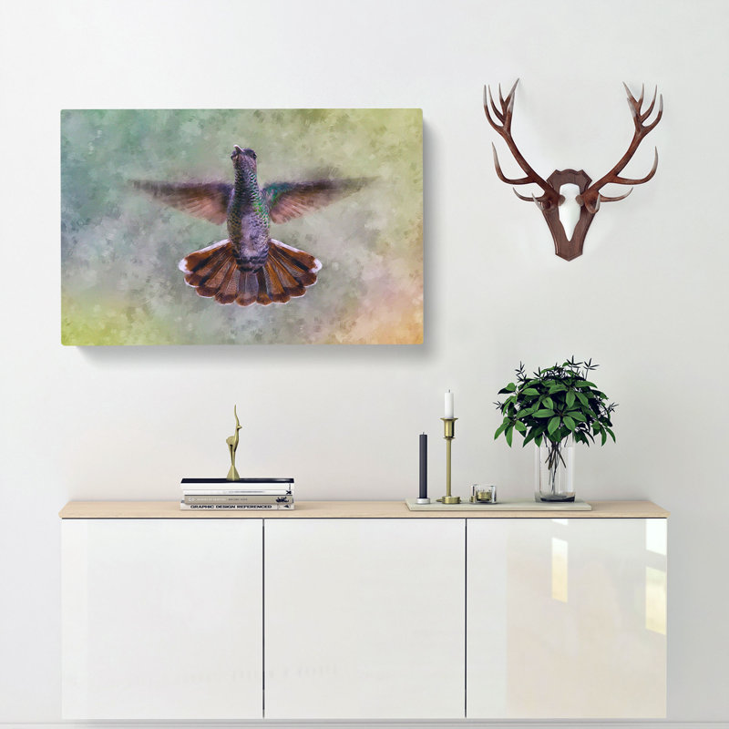 Wings of a Hummingbird - Wrapped Canvas, 60cm H x 91cm W x 3cm D