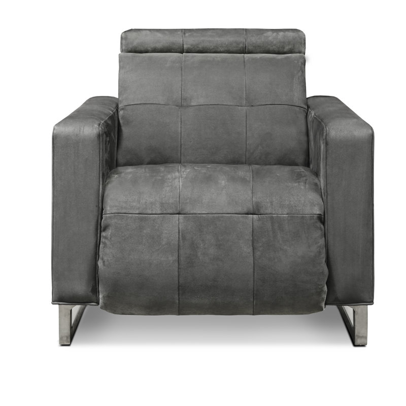 Casino Royale Power Recliner, Sorbet (Dreamer), Stainless Steel