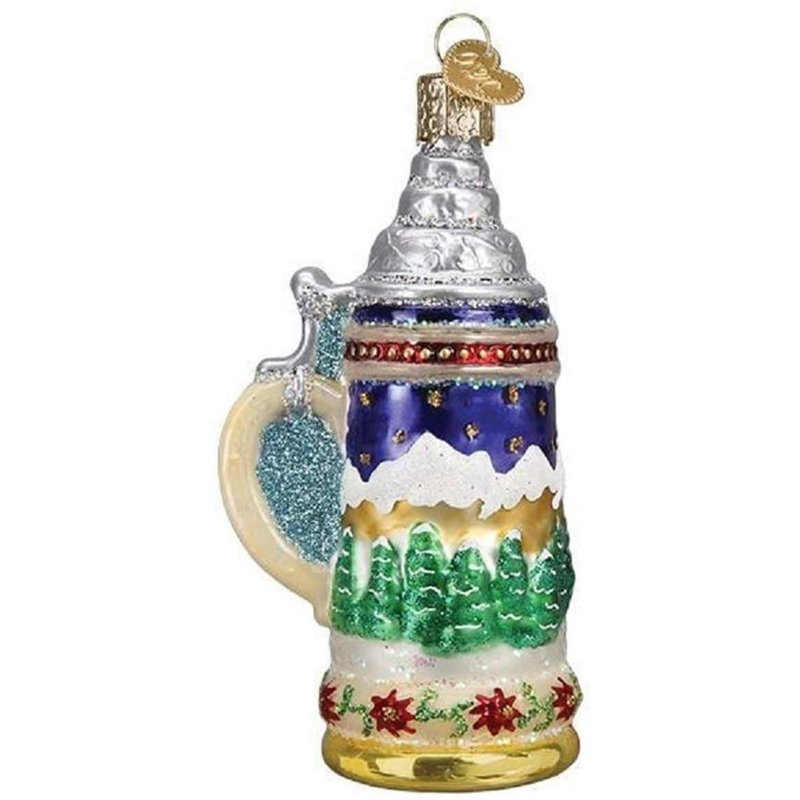 Ornement en verre soufflé pour sapin de Noël Old World