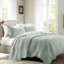 Courtepointe double / grand lit 3 pièces, décoration festive réversible, matériau en microfibre, rembourrage 90% coton, lavable à la machine, charme rustique, texture, délavé, style champêtre