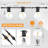 Outdoor 25 - Bulb 50'' Solar Powered String Light