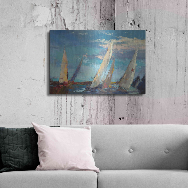 Breakwater Bay «Magnificence» par Beth Forst, art mural en métal, MTL-10391, H 24 po x l 36 po