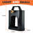 Flame King ProBoost Propane Carrier for Two 1LB Camping Cylinders, Convert To QCC