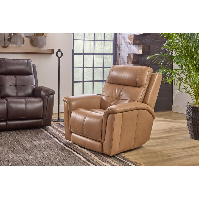 Ranger Power Recliner With Power Headrest, Lumbar, Heat, Massage, Brown