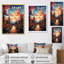 City Nashville Popart I - Cityscapes, reproduction sur toile-146538983-146538981