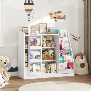 Rangement pour jouets et bibliothèque pour enfants
