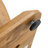 Wood Texture Sticker-Patterned MDF Square Coffee Table.