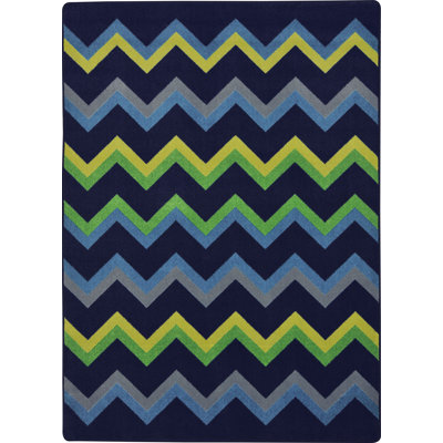Tapis bleu marine Sonic