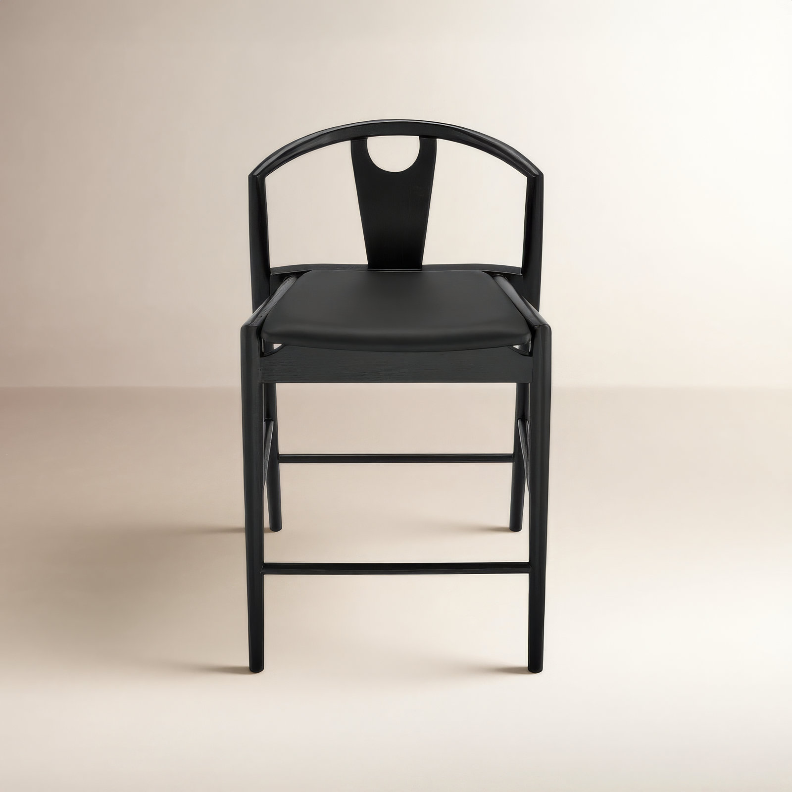 Ambra 26" Bar Stool, Black