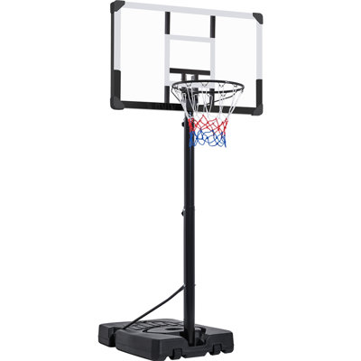 Portable Basketball Hoop System For Indoor/Outdoor Use