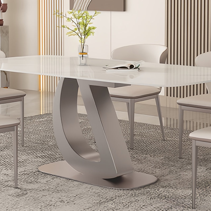 High-end home dining table, 29.5"H x 55.1"L x 31.4"W