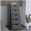 Commode haute 5 tiroirs Basilea, système coulissant-1331394267