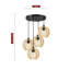 Woods 4 - Light Black Cluster Pendant