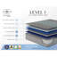 Matelas hybride de 13 po Restonic Comfort Care, matelas à ressorts ensachés individuels, confort ferme-187984066