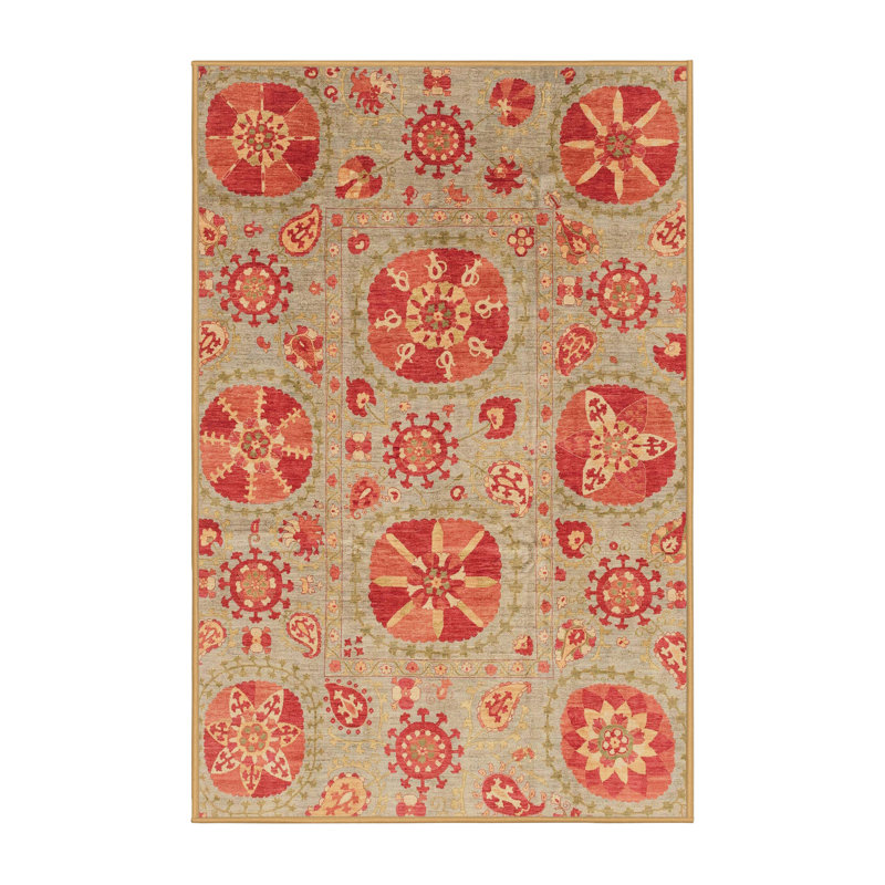 Abstract Indoor Rug, Rectangle 4' x 6'