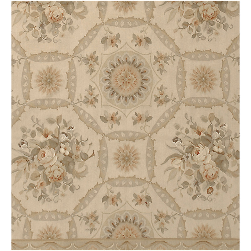 Wool Oriental Area Rug, Rectangle 4' x 8'