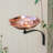 Bee Fountain and Birdbath with Wall Mount Bracket