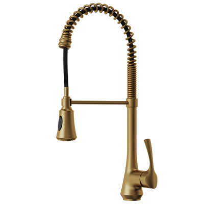 Commercial 2-Function Pull Down Single Handle Kitchen Faucet