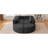 Boneless Modular Sectional 114.9" With Unique Curved Modules, Comfortable Seating, And Boucle Fabric For Living Room, 6 Seats, Black - Combined Design, Deep Soft & Wear Proof-912797744-912797756