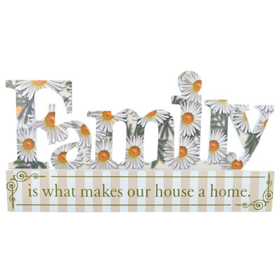 Cathrine Text & Numbers Letter Block
