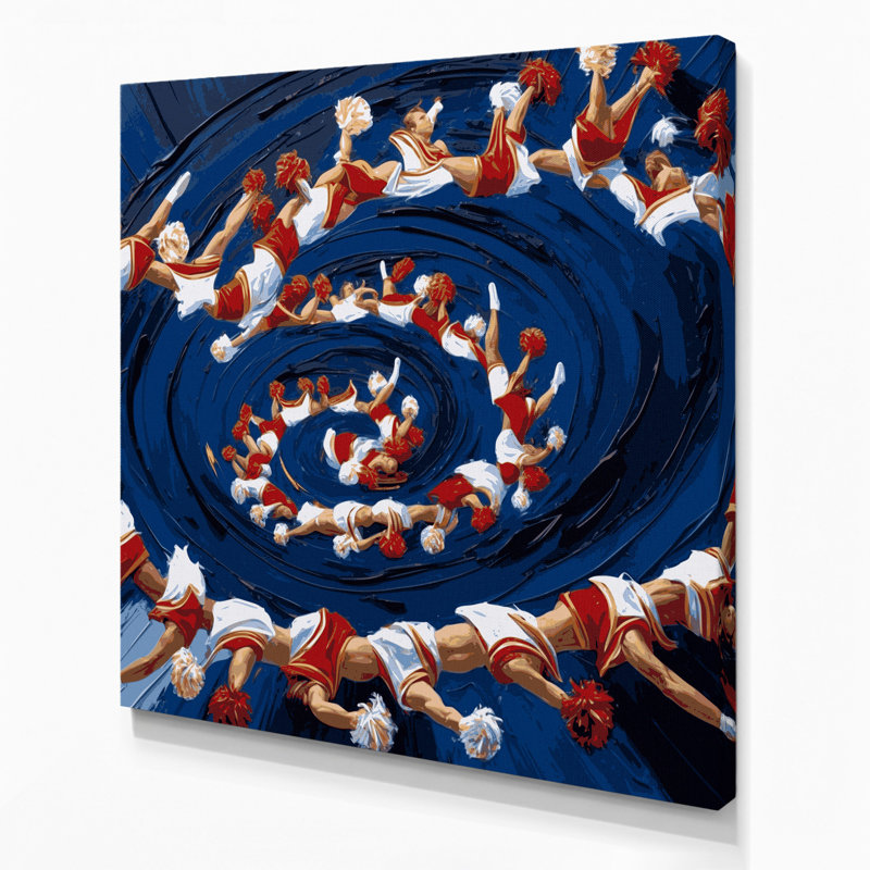 Art mural sur toile Sports, H 16 po x l 16 po