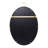 Stopwatch Oval Powder Room Mirror - Gold-420534066-471552079-420534070