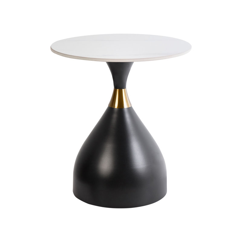 Ceramic Black ITUNA Side Table