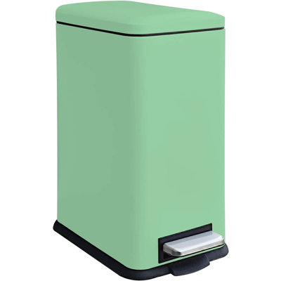 Stainless Steel Step On Kitchen Trash Can - 17L