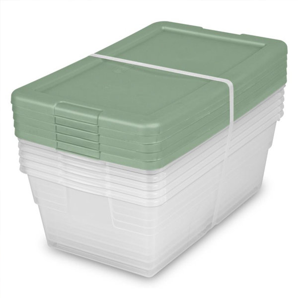 Sterilite 6 qt Plastic Storage Bin & Reviews