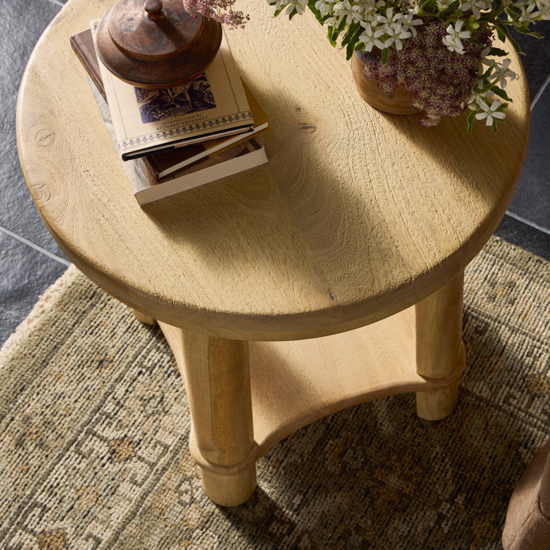 Daley Solid Wood End Table