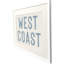 West Coast, art encadré