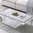 Jennita Faux Marble Top Metal Base Coffee Table-899217460