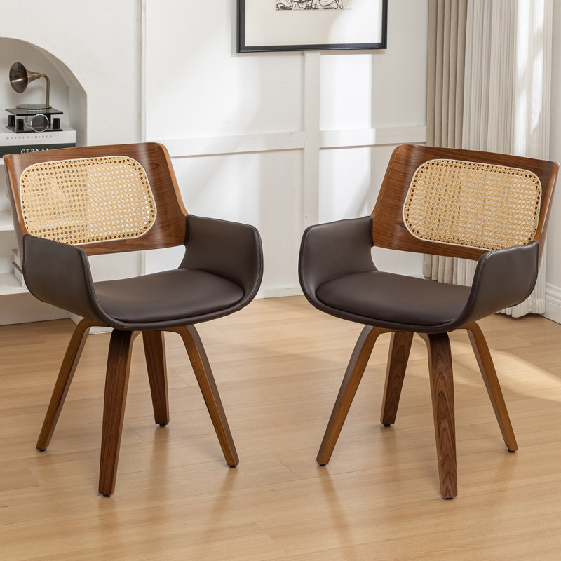 Sirkin Upholstered Dining Chair, Brown