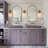 Dimmable Armed Sconce with Prismatic Glass Shade