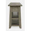 Table de canapé en acacia rustique délavé 50 po - Doré-77096622