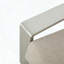 Chaise longue en aluminium avec coussin beige - Légère et ergonomique pour le patio ou la plage-446427119