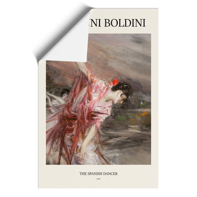 The Spanish Dancer Print by Giovanni Boldini - Frameless Print