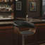 Tabouret de bar pivotant en similicuir