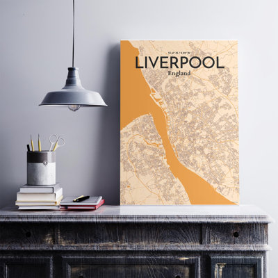 " Liverpool United Kingdom City Map "