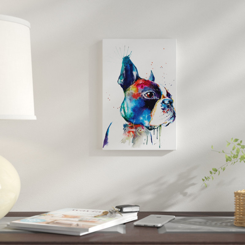 « boston », impression sur toile, H 40 po x l 26 po x P 1,5 po, Pas de tapis, Toile tendue