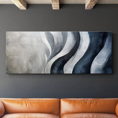 Abstract Seris 6 #VII-Wide Gallery Wrapped Canvas