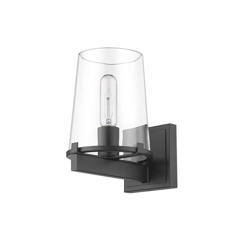 Ahmaud Dimmable Vanity Light, Matte Black