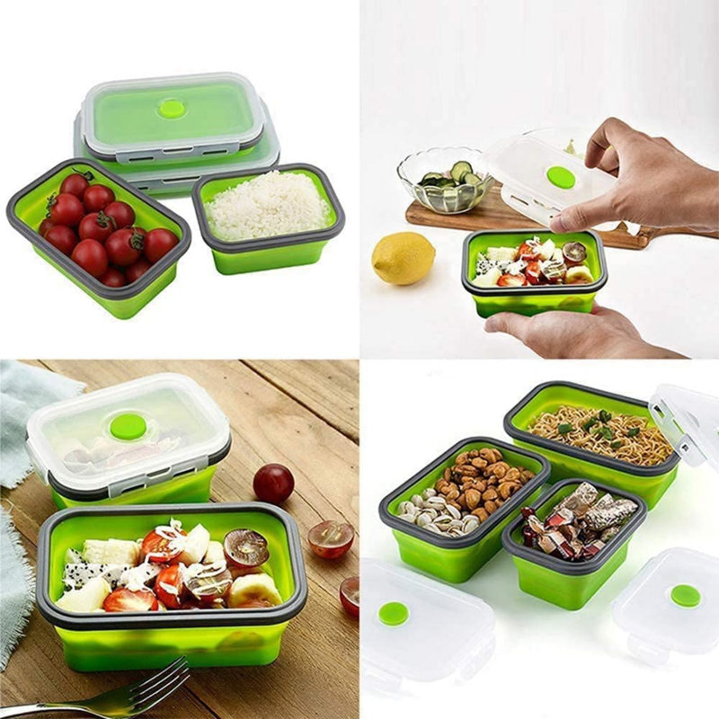 Prep & Savour Burgues 4 Container Food Storage Set | Wayfair